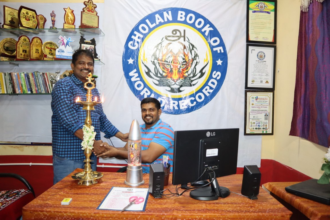 inauguration function image of 'Cholan' book of world records
